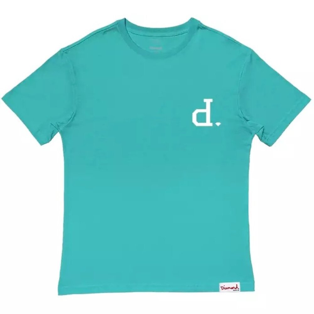 Diamond Supply Co. Men's Short Sleeve Crew Neck Cotton T Shirt Blue XS NEW